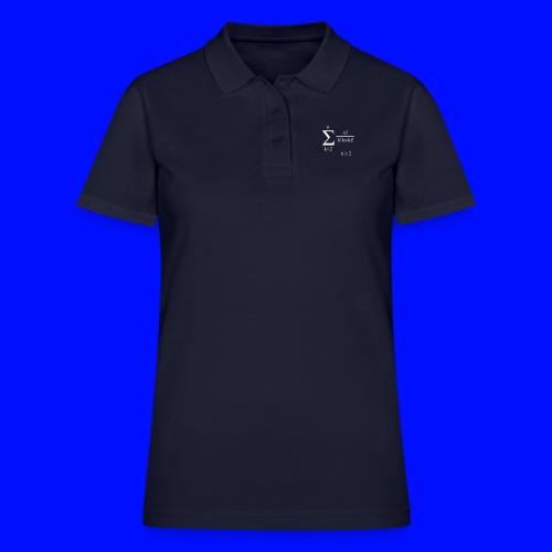 Poly Formula (white) - Women's Pique Polo Shirt