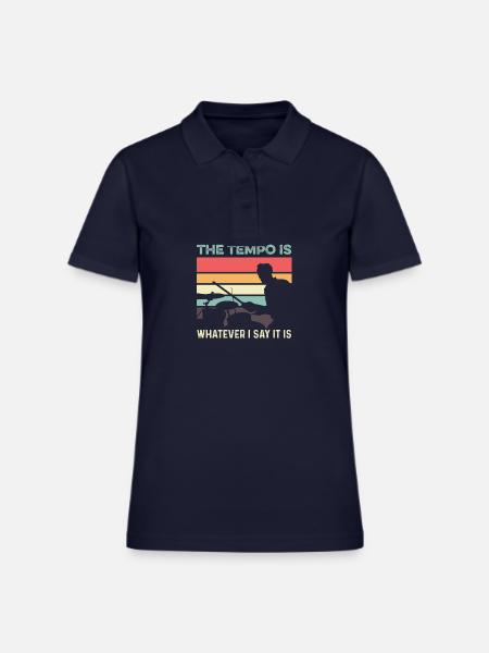 The Tempo Performer Gift - Women's Pique Polo Shirt - midnight navy - Front