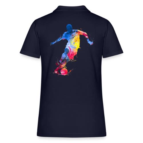 Soccer: Splash Kick - Women's Pique Polo Shirt