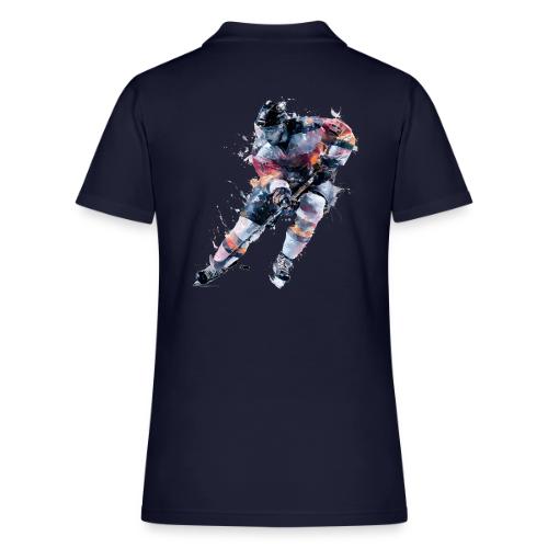 Hockey: Frozen Motion - Women's Pique Polo Shirt