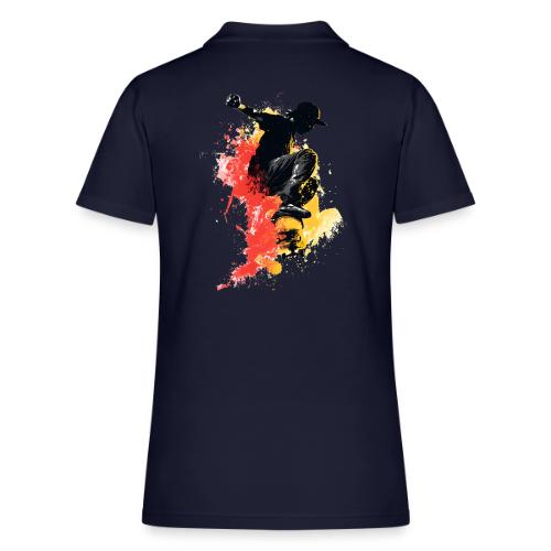 Skateboarding: Splash of Motion - Women's Pique Polo Shirt