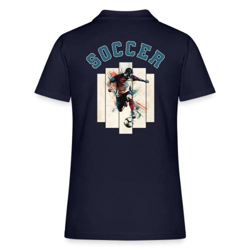 Soccer Vibes - Women's Pique Polo Shirt