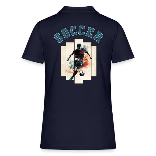 Soccer Mode On - Women's Pique Polo Shirt