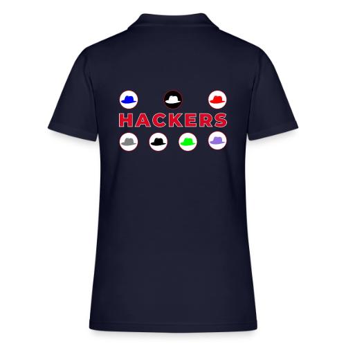 The Spectrum of Hackers - Women's Pique Polo Shirt