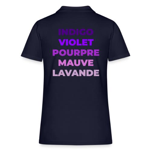 Shades of purple - Women's Pique Polo Shirt