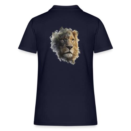 Forest-Soul Lion - Women's Pique Polo Shirt