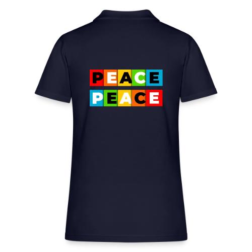 Colorful Peace - Women's Pique Polo Shirt