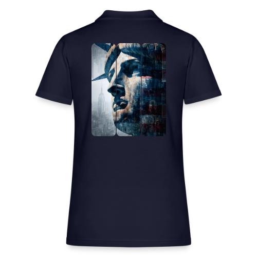 USA: Urban Liberty Triptych - Women's Pique Polo Shirt