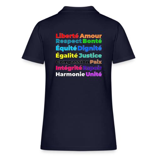 Words of Light - Women's Pique Polo Shirt
