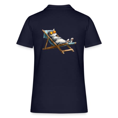 Sunshine Cat Mode - Women's Pique Polo Shirt