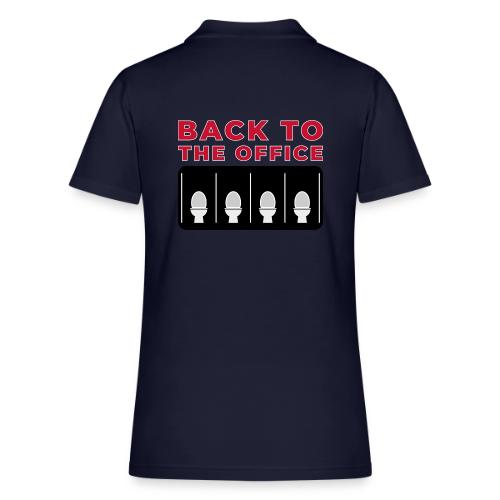 Back to the Office Satire Design - Women's Pique Polo Shirt