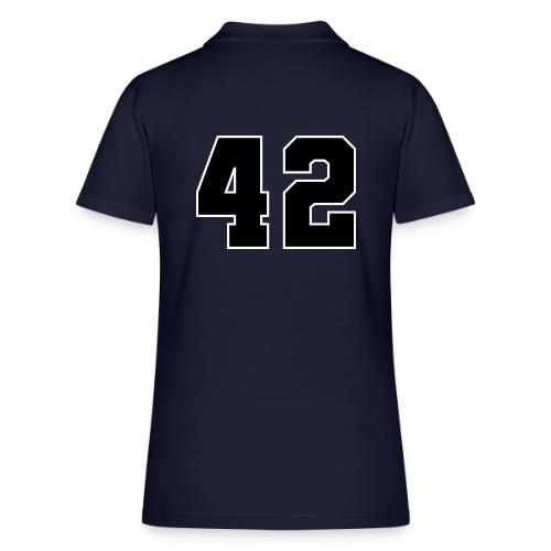Varsity Number 42 Sports Style - Women's Pique Polo Shirt