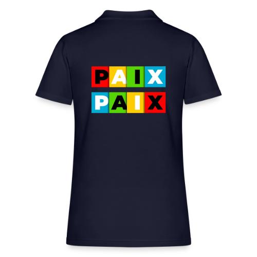 Peace in Colour - Women's Pique Polo Shirt
