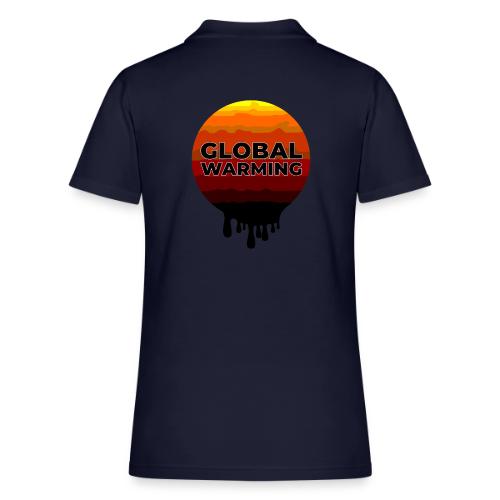 Global warming - Women's Pique Polo Shirt