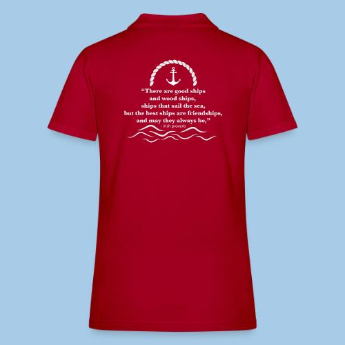There are good ships and there are wood ships - Women's Pique Polo Shirt