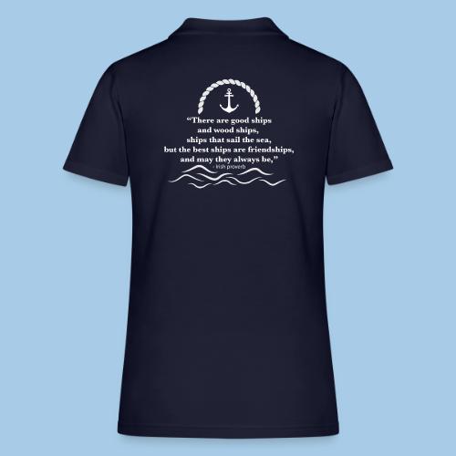 There are good ships and there are wood ships - Women's Pique Polo Shirt