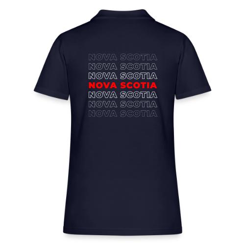 Nova Scotia Script - Women's Pique Polo Shirt