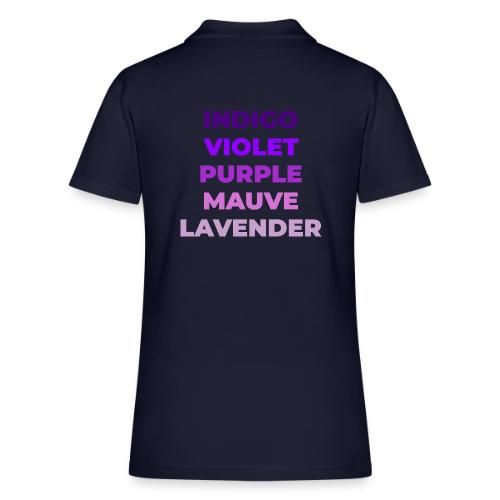 Shades of Purple - Women's Pique Polo Shirt