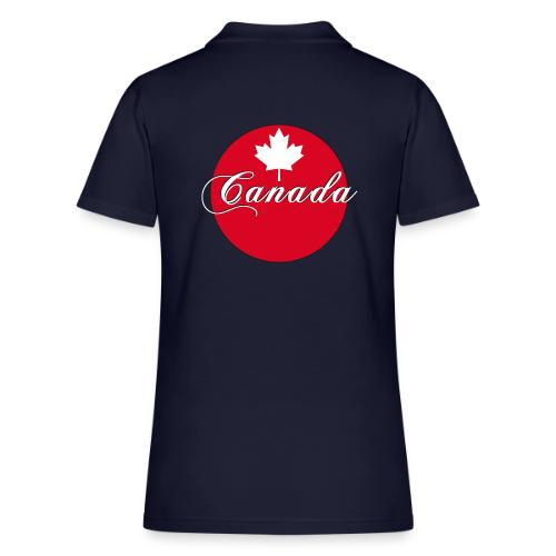 Canada in red and white - Women's Pique Polo Shirt