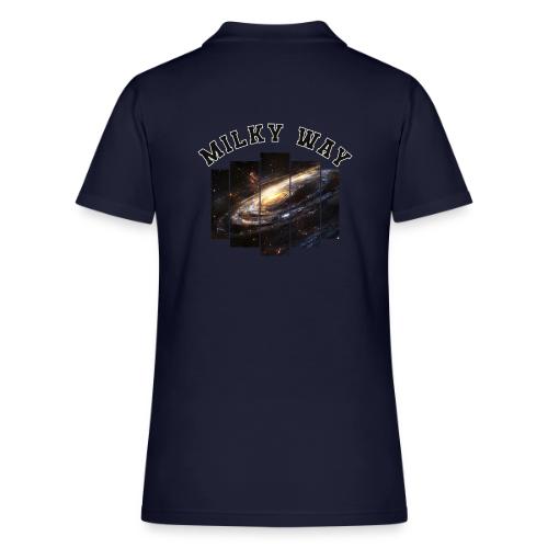 Milky way galaxy - Women's Pique Polo Shirt