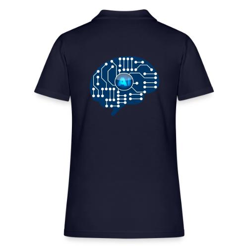 AI: Mind Wired - Women's Pique Polo Shirt