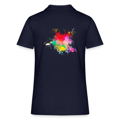 Psychedelic: Color Storm - Women's Pique Polo Shirt