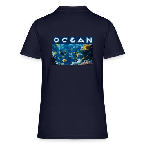 Ocean: Underwater Radiance - Women's Pique Polo Shirt