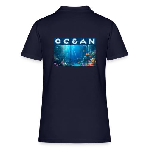 Ocean: Coral Carnival - Women's Pique Polo Shirt