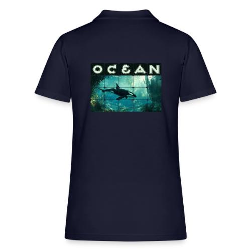 Ocean: Silent Hunter - Women's Pique Polo Shirt