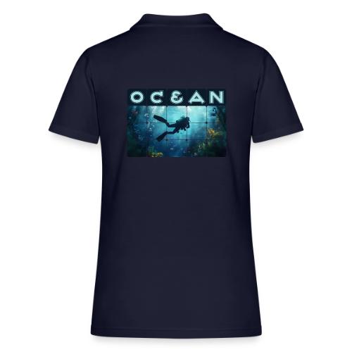 Ocean: Beneath the Blue - Women's Pique Polo Shirt