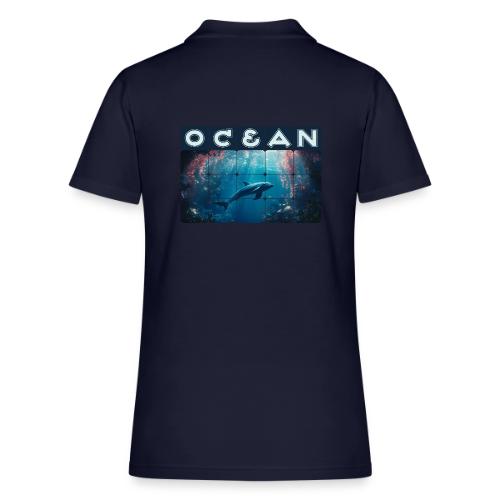 Ocean: Blue Grace - Women's Pique Polo Shirt
