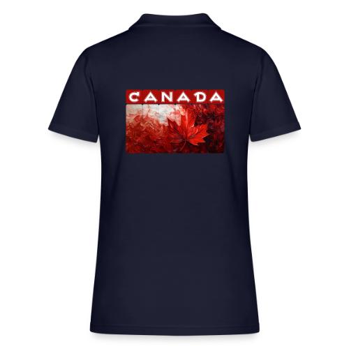 Canada Painted Pride - Women's Pique Polo Shirt