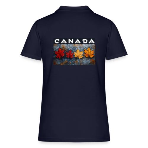 Colorful Canada Style - Women's Pique Polo Shirt