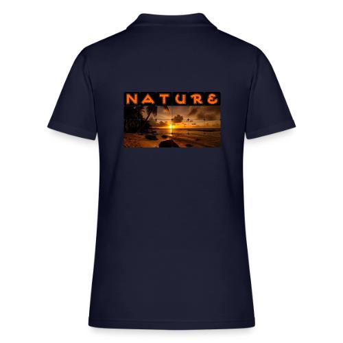 Nature: Golden Hour Escape - Women's Pique Polo Shirt