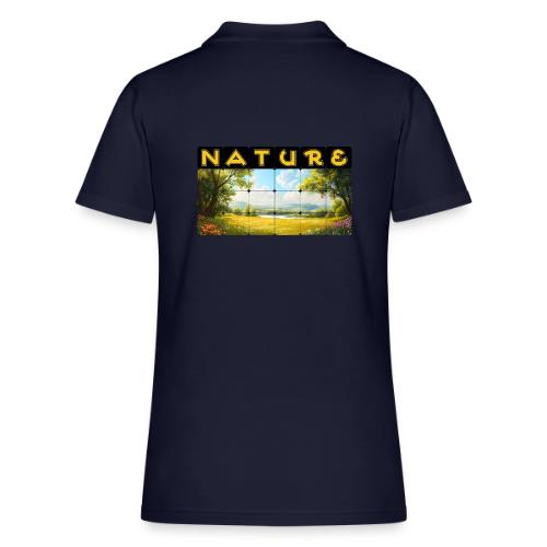 Nature: Summer Fields - Women's Pique Polo Shirt