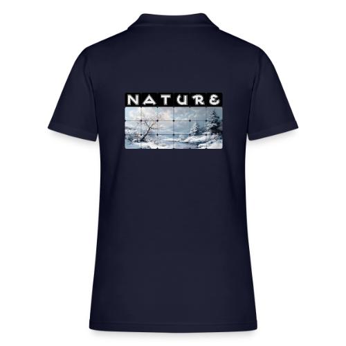 Nature: Winter Embrace - Women's Pique Polo Shirt