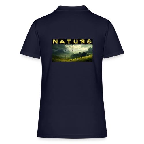 Nature: Verdant Peaks - Women's Pique Polo Shirt