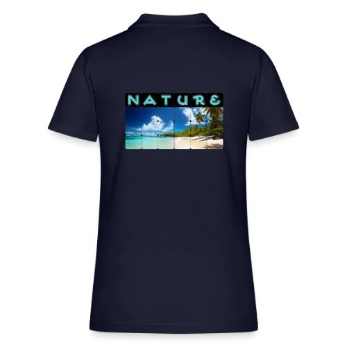 Nature: Island Bliss - Women's Pique Polo Shirt
