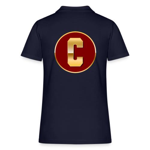 Letter C – Capital Varsity Alphabet Monogram - Women's Pique Polo Shirt