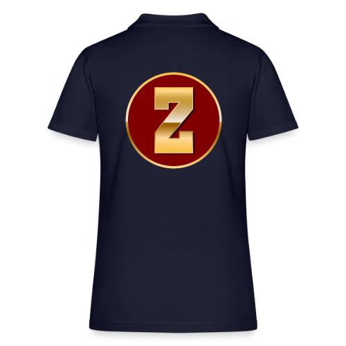 Letter Z – Capital Varsity Alphabet Monogram - Women's Pique Polo Shirt