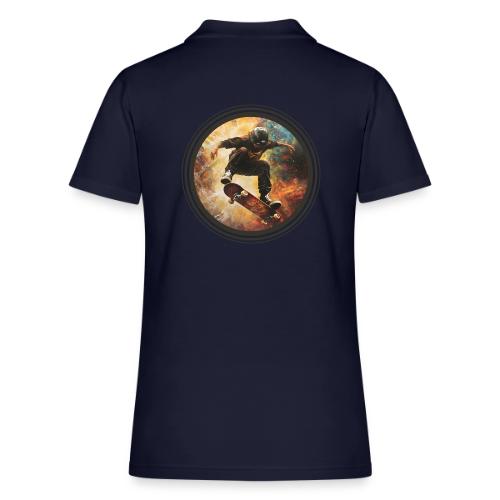 Skateboarding Flow - Women's Pique Polo Shirt
