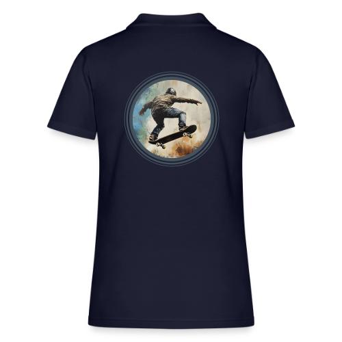 Skateboarding Energy - Women's Pique Polo Shirt