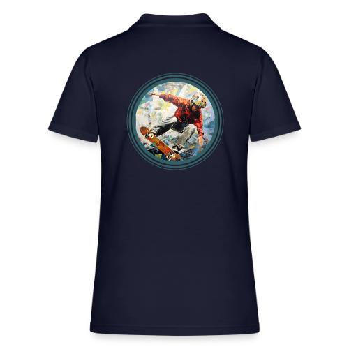 Skateboarding Fuel - Women's Pique Polo Shirt