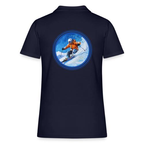 Skiing: On the Edge - Women's Pique Polo Shirt