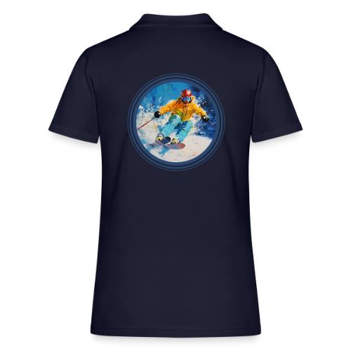 Born for Skiing - Women's Pique Polo Shirt