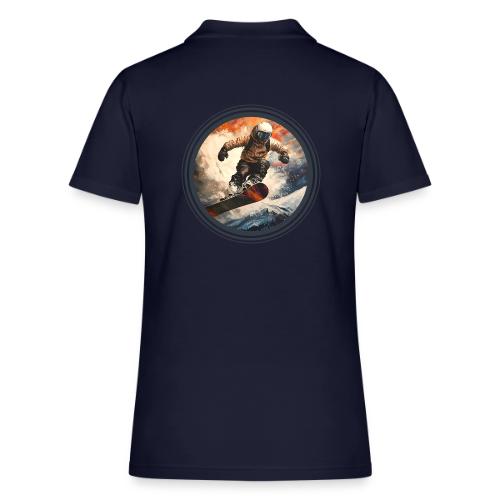 Snowboarding Elevation - Women's Pique Polo Shirt