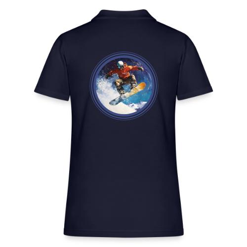Snowboarding Rush - Women's Pique Polo Shirt