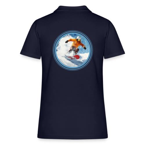 Snowboarding Edge - Women's Pique Polo Shirt