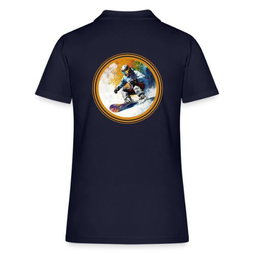 Snowboarding Dreams - Women's Pique Polo Shirt