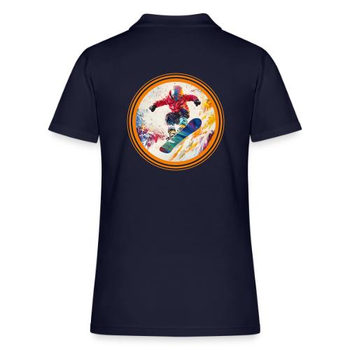 Snowboarding Horizon - Women's Pique Polo Shirt